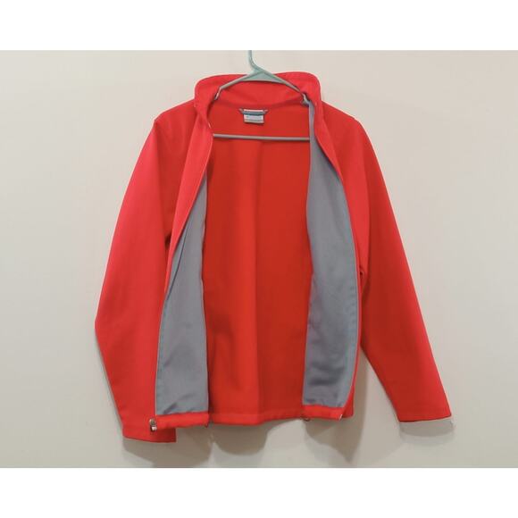COLUMBIA Women's Jacket SoftShell Kruser Ridge Walking Hiking Outdoor Red Size M - Picture 7 of 12